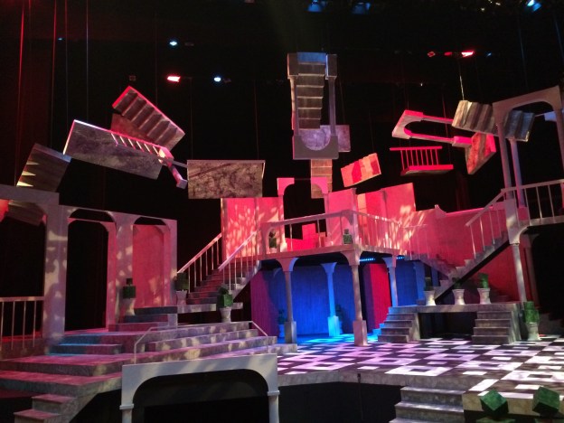 Escher-esque set for Three Musketeers